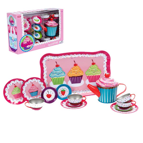 Schylling - Cupcake Tin Tea Set