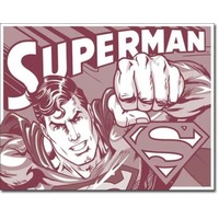 Superman Retro Tin Sign