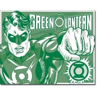The Green Lantern Retro Tin Sign