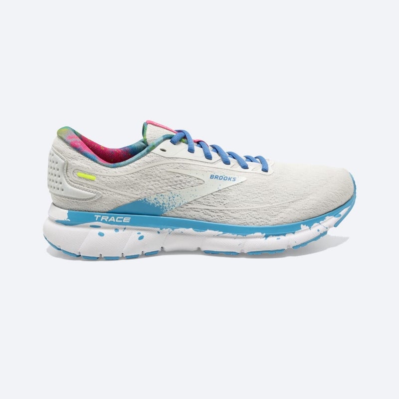 Buy Brooks Trace 2 White/Gray/Alaskan Blue 1203751B130 Women's - MyDeal