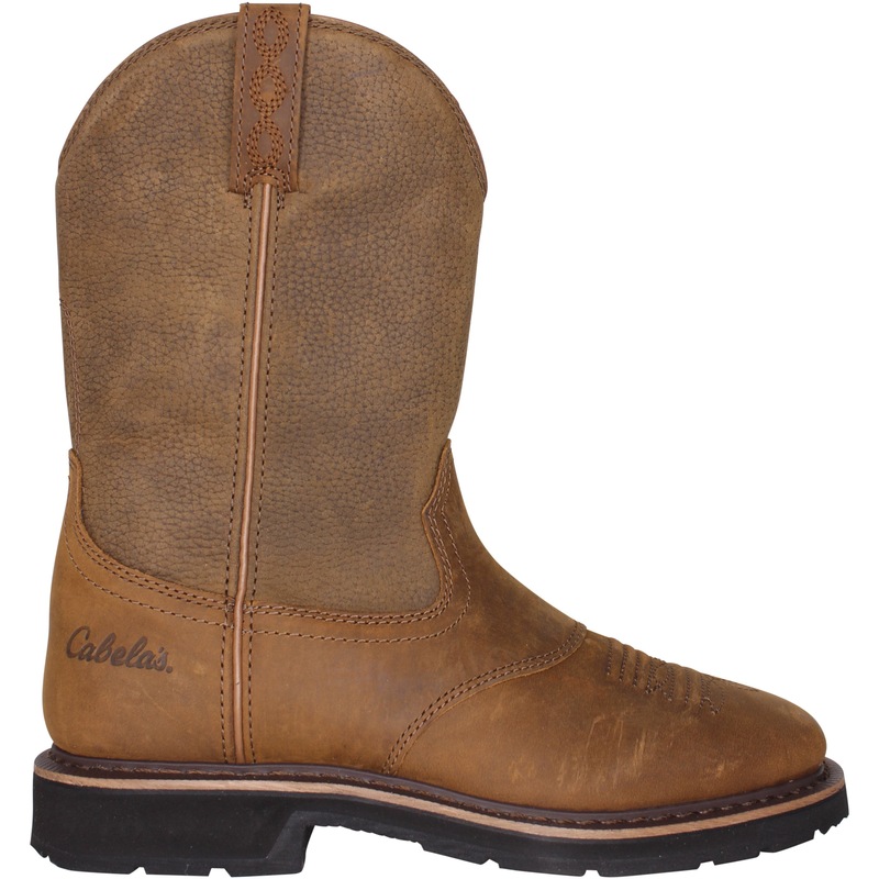 Buy Cabelas Pinedale SquareToe Boots Brown 2565293 Men's MyDeal