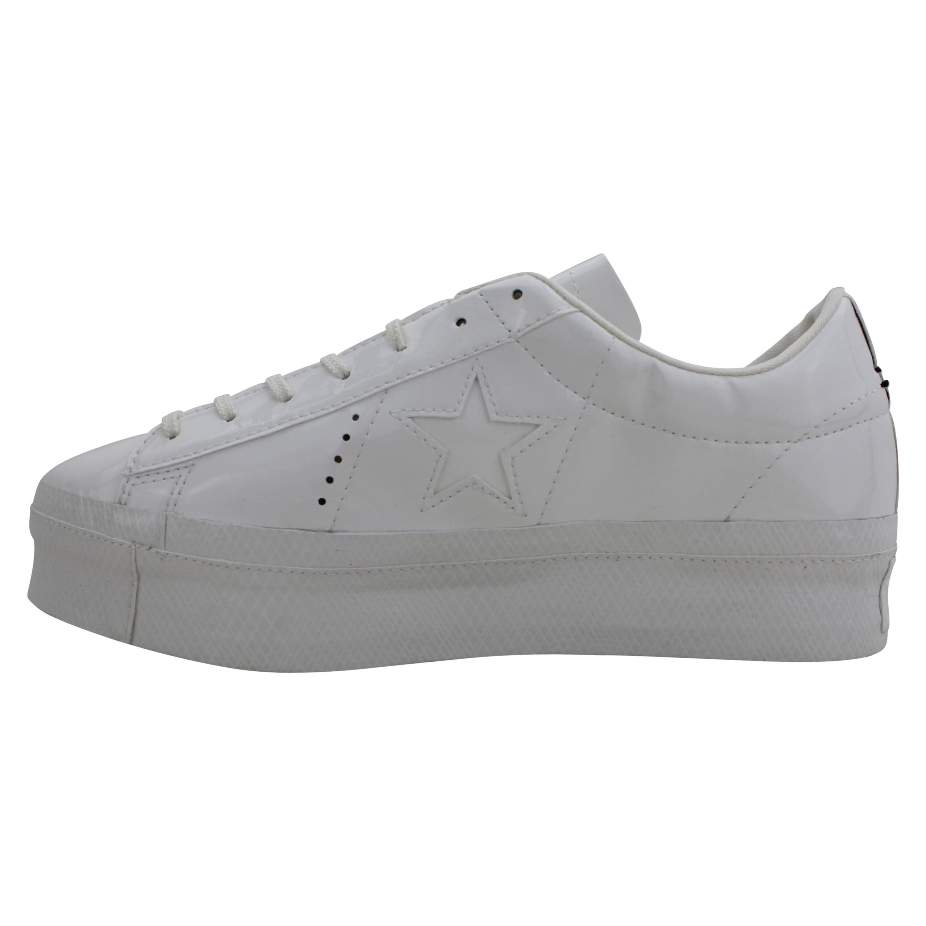 converse one star platform vintage white