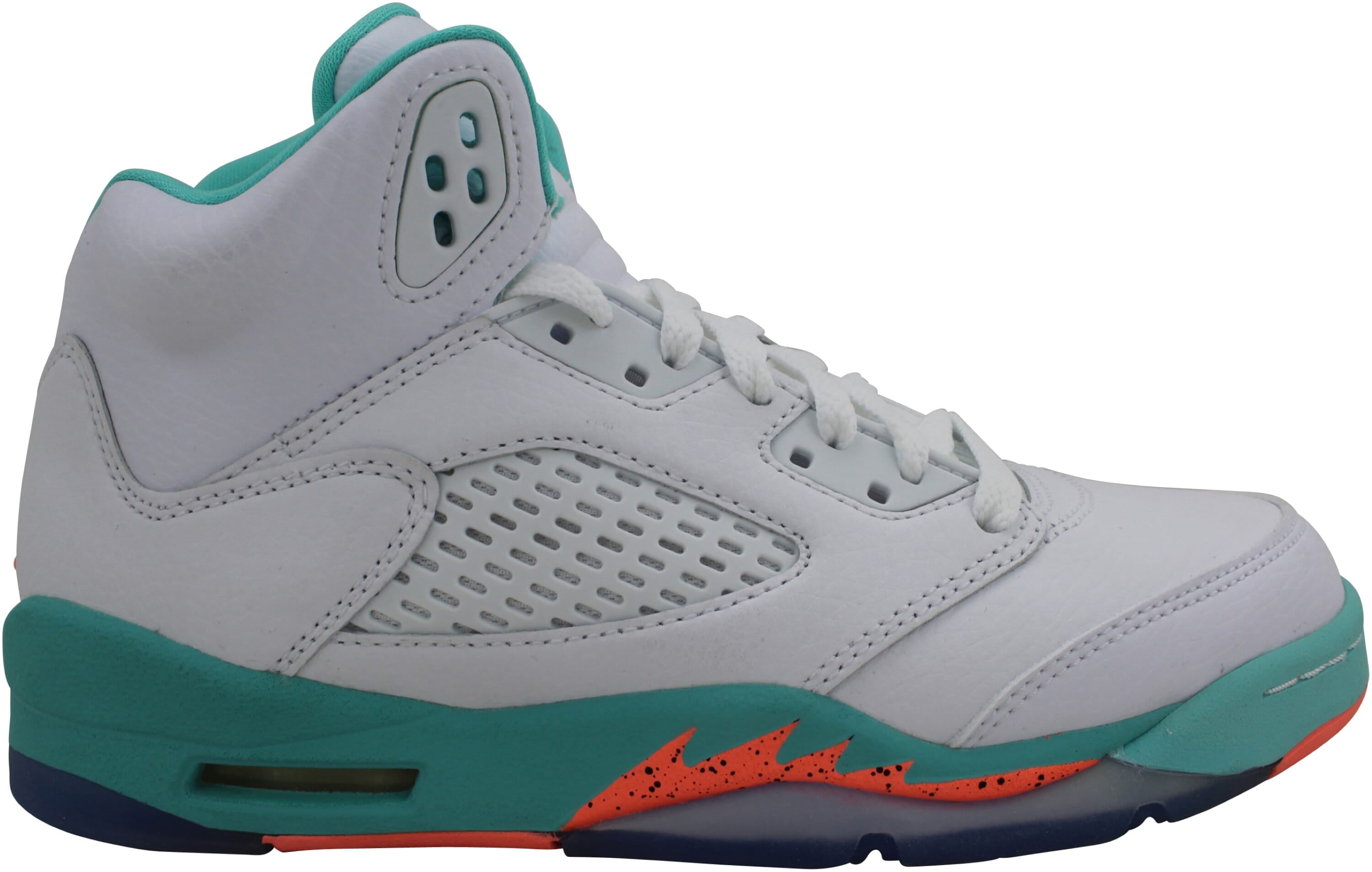 Buy Nike Air Jordan V 5 Retro White Crimson Pulse Light Aqua