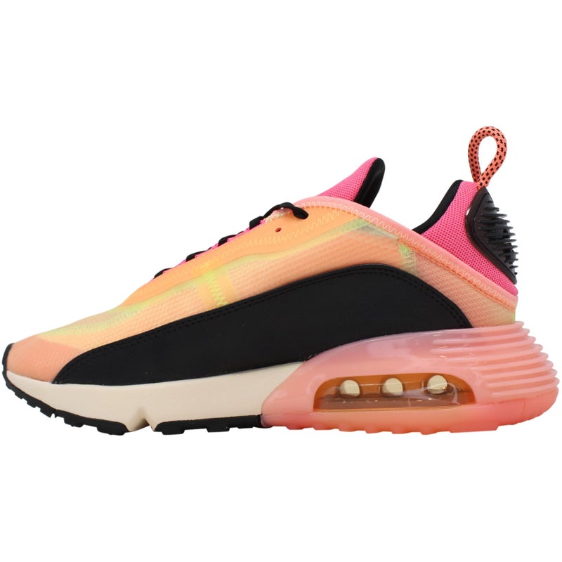 Nike Air Max 2090 Sneaker In Orange And Pink In Barely Volt/black