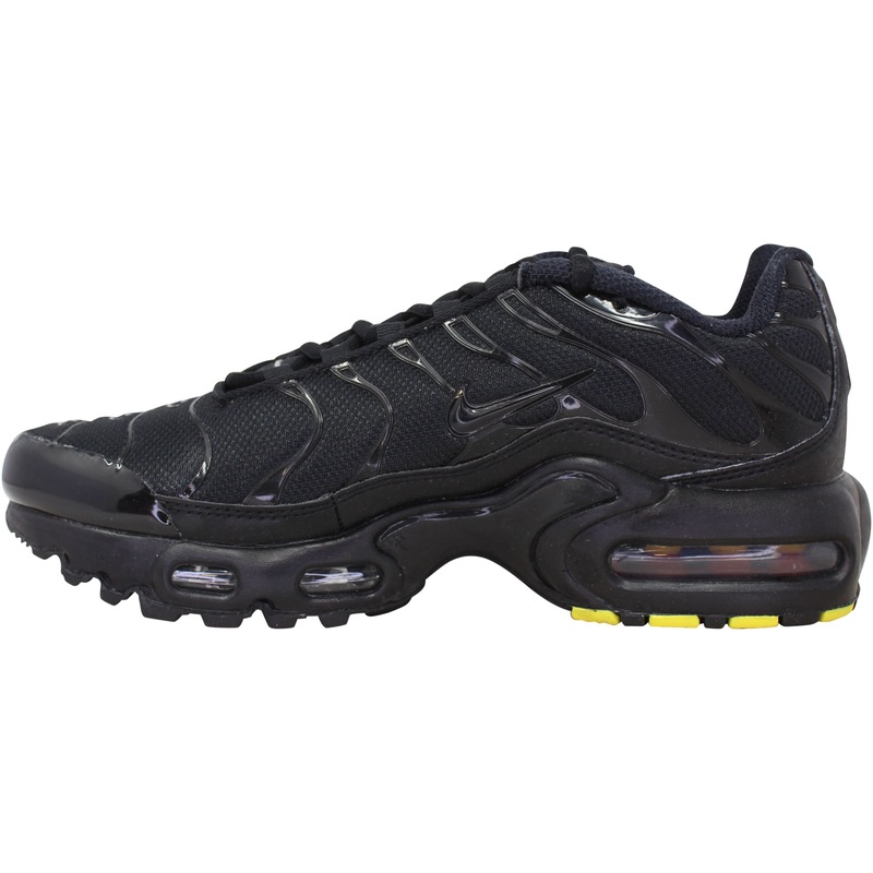 grade school black air max plus