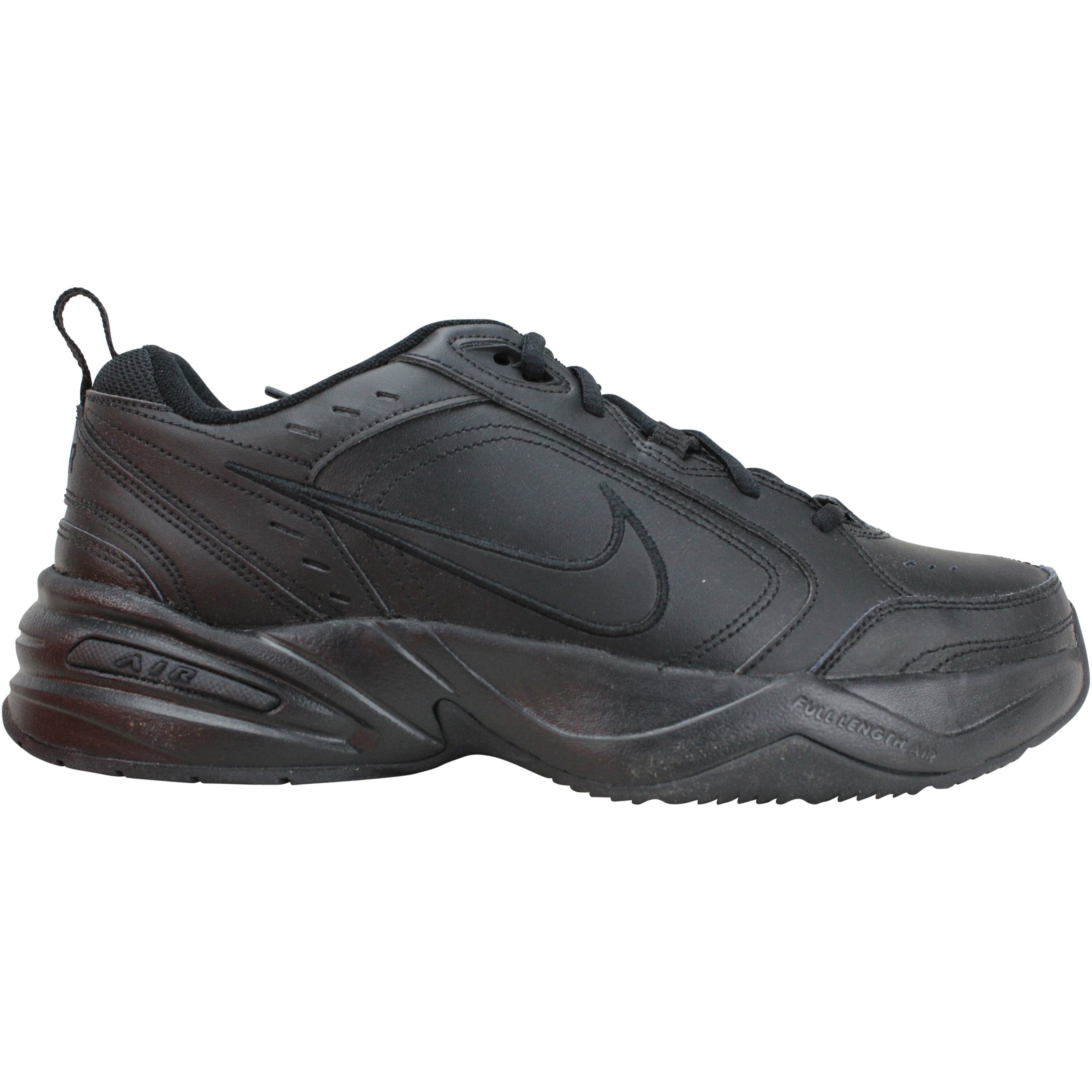 mens nike air monarch black