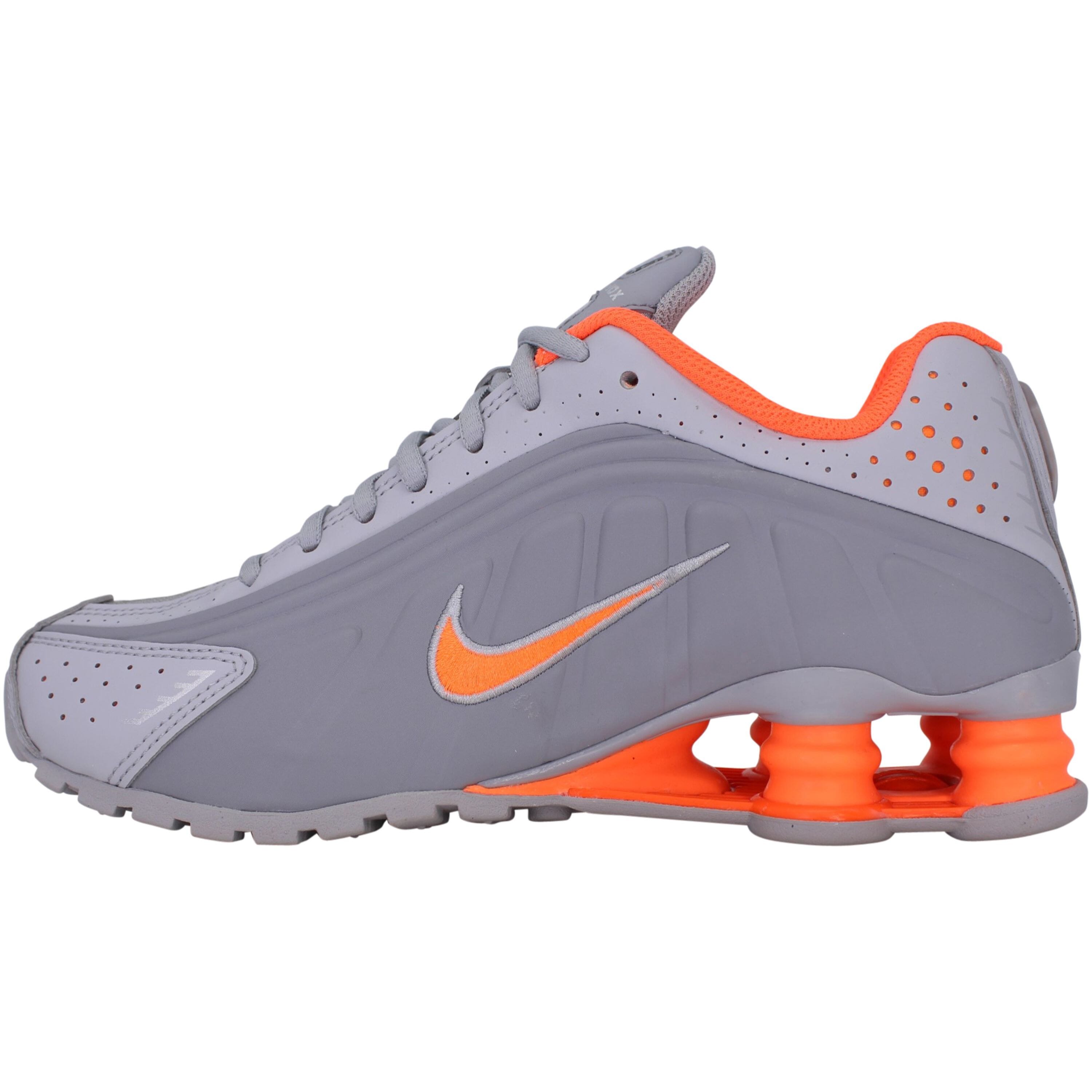 Nike shox cinza e 2024 laranja