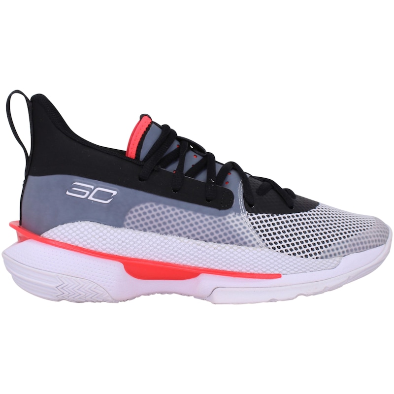 Buy Under Armour Curry 7 White/Black/Beta Red/Halo Grey/Eureka Yellow ...