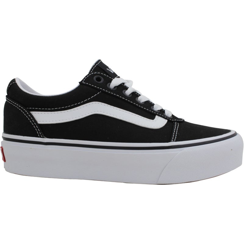 Buy Vans Ward Platform Black/White VN0A3TLC187 Women's - MyDeal