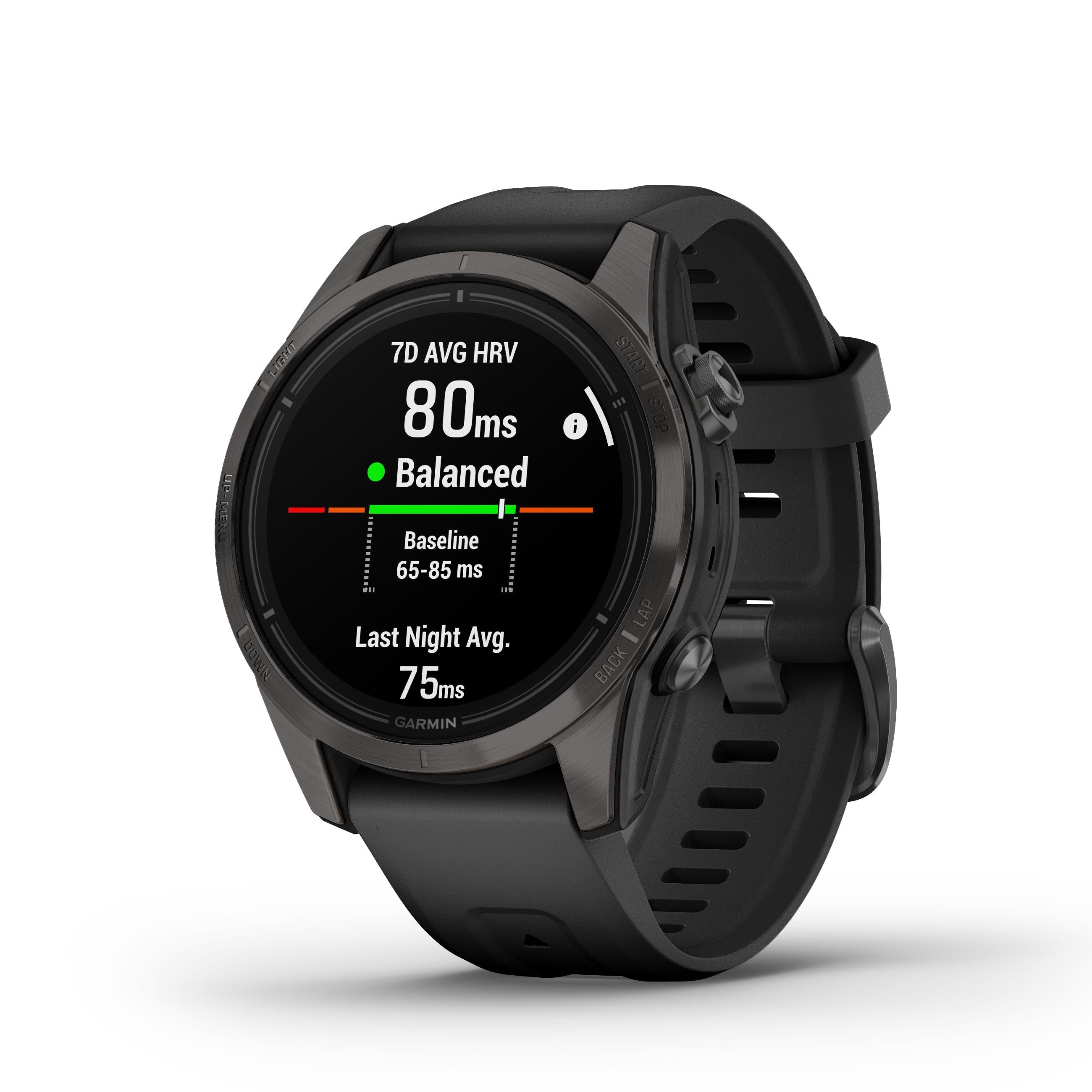 Garmin Epix Pro Gen 2 47mm Sapphire Carbon Gray DLC Titanium Black Australia