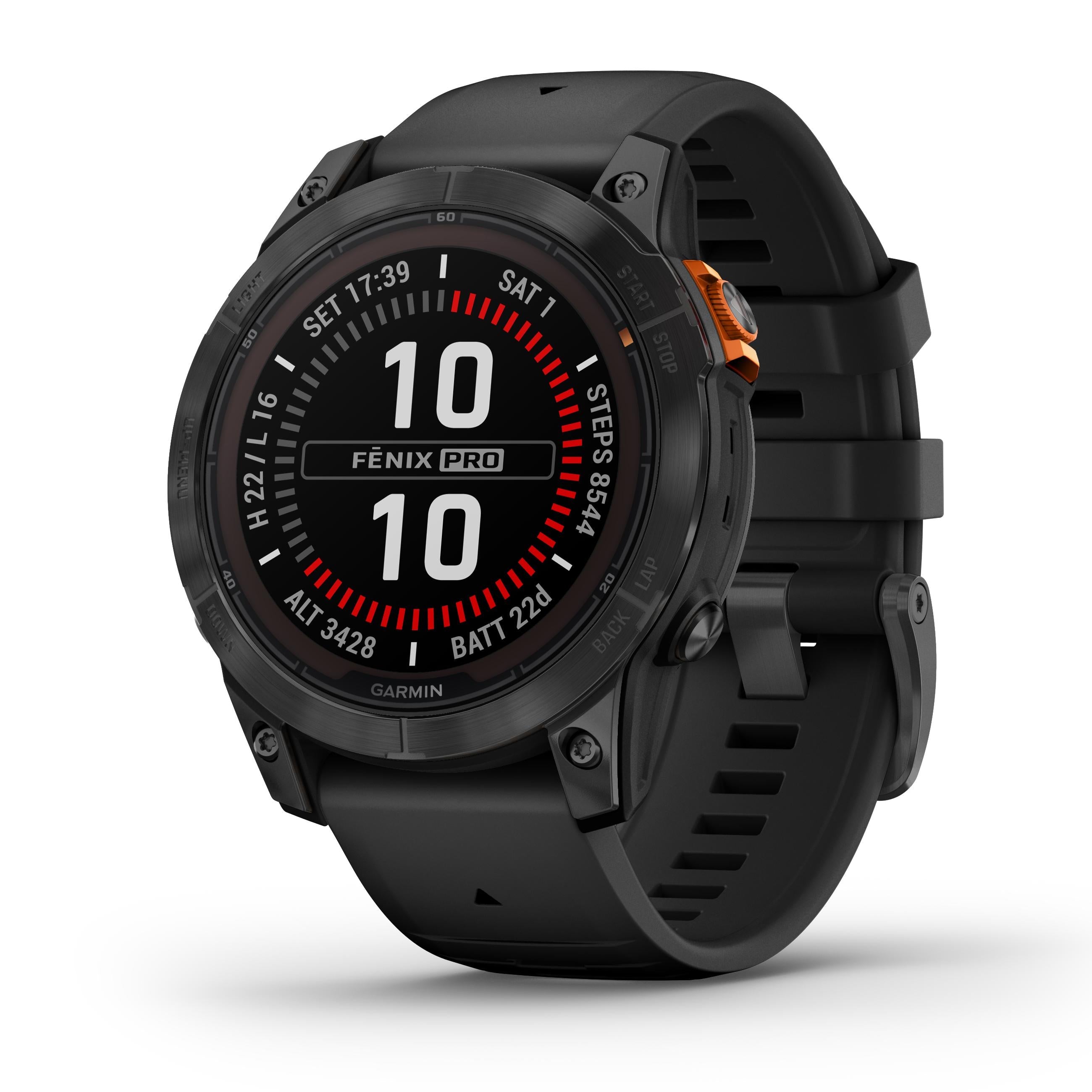 Garmin fenix 7 Pro Solar Glass Slate Gray Black band Australia