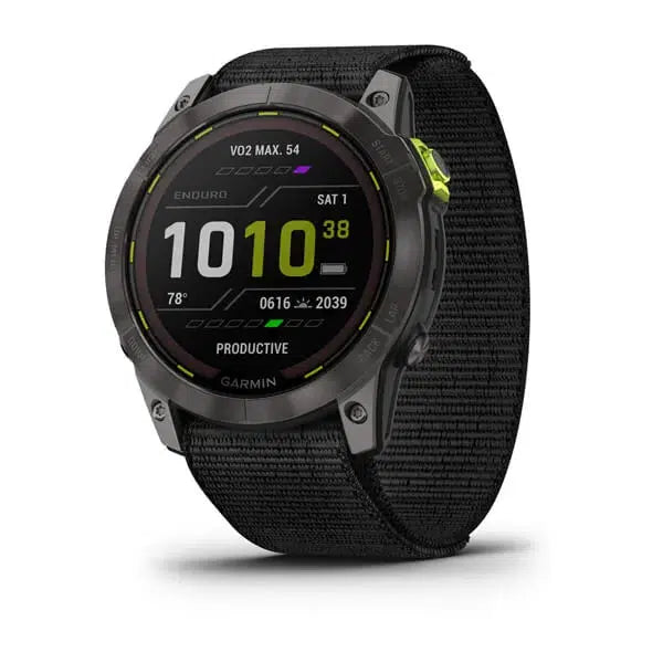 Garmin Enduro 2 with Black UltraFit Nylon Strap Australia