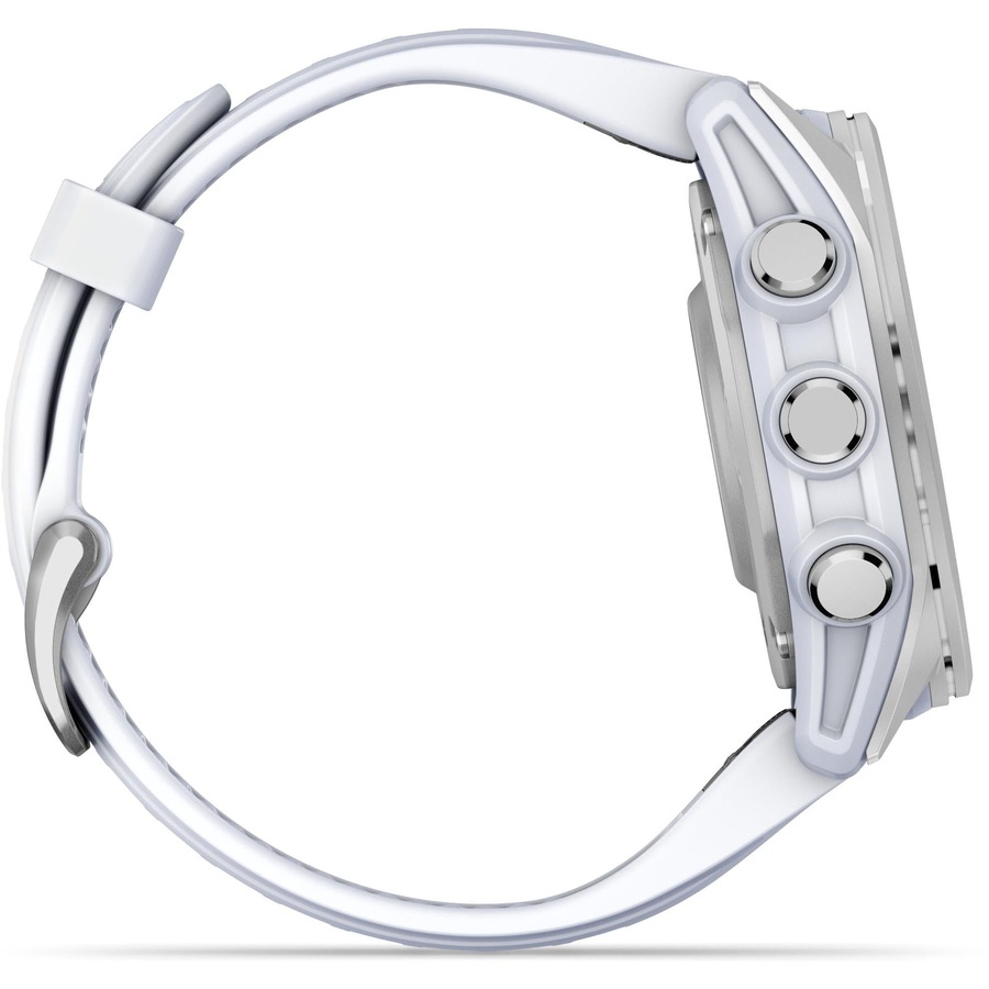 Garmin fenix 8 - 43mm AMOLED Silver with Whitestone band