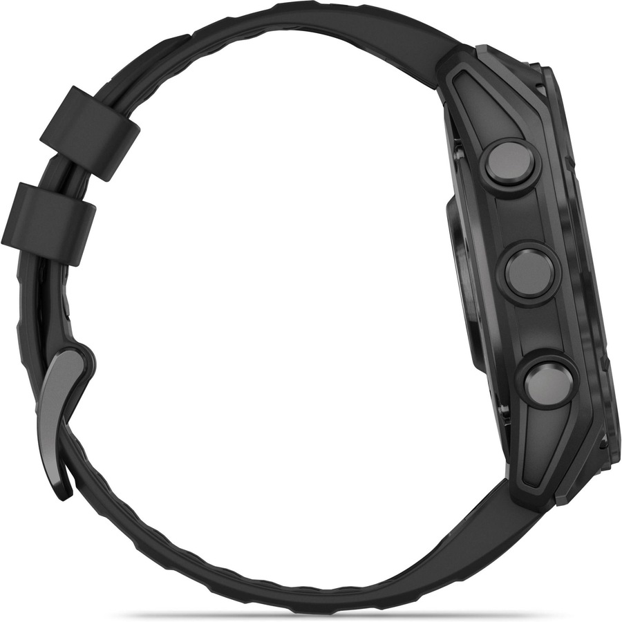 Garmin fenix 8 - 51mm AMOLED Slate gray with black silicone band