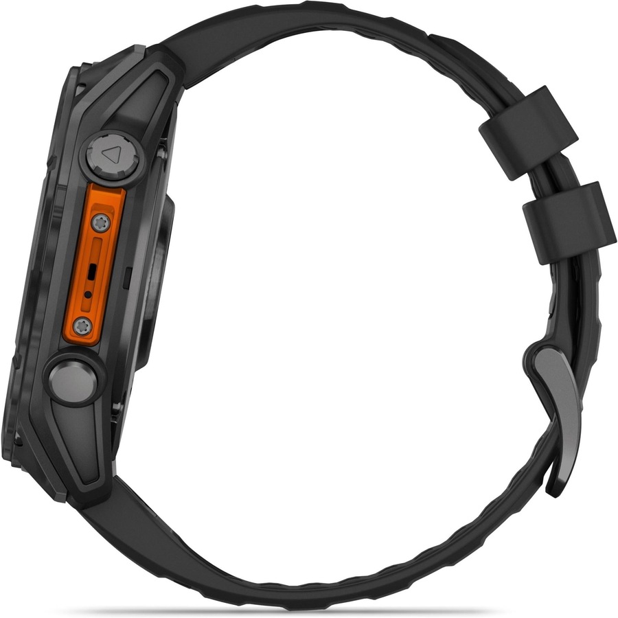 Garmin fenix 8 - 51mm AMOLED Slate gray with black silicone band