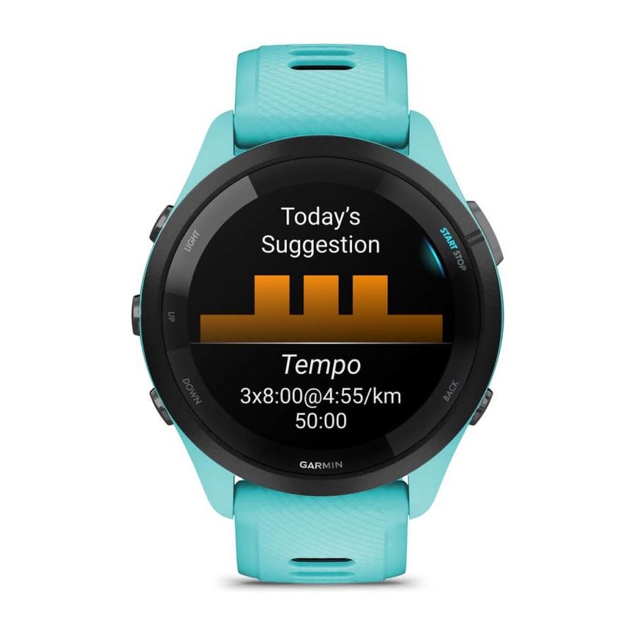 Garmin Forerunner 265 - Aqua/Black