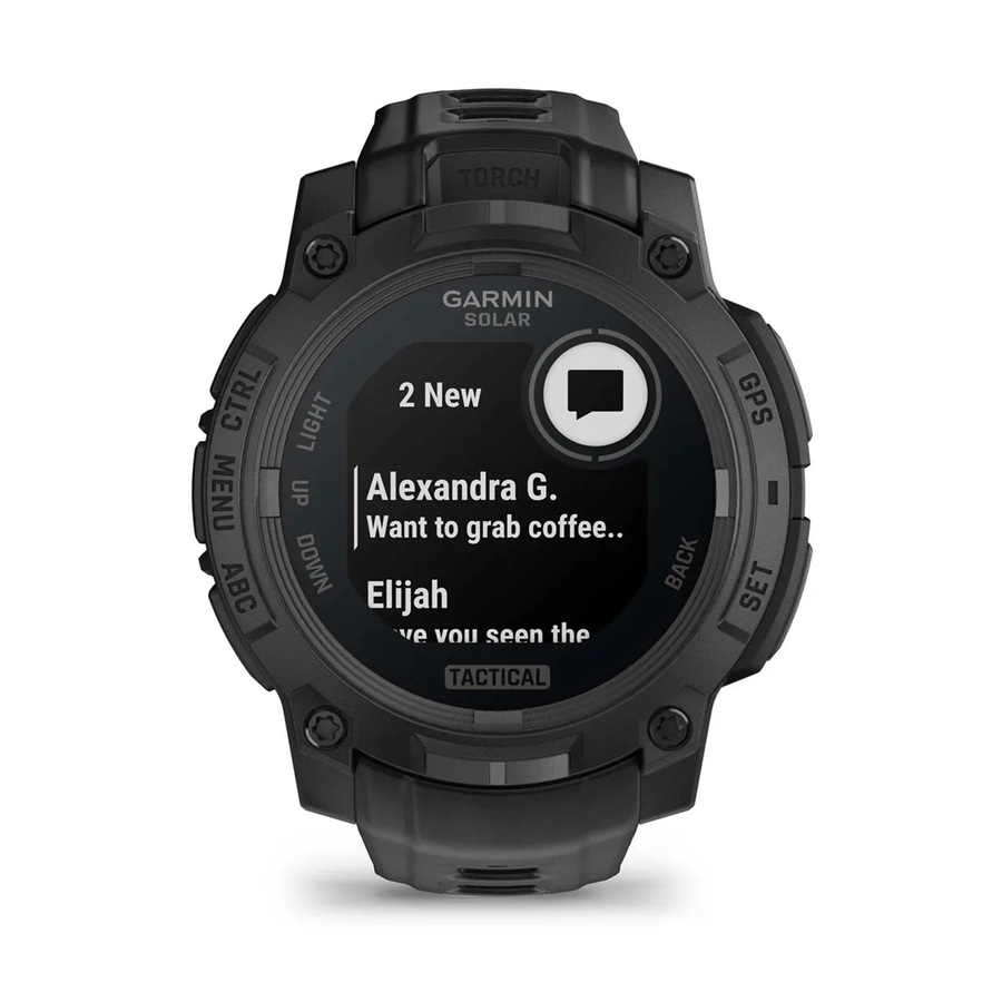 Garmin Instinct 3 - 45 mm Solar Tactical Edition - Black