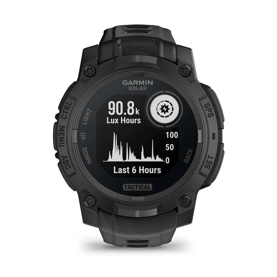 Garmin Instinct 3 - 45 mm Solar Tactical Edition - Black
