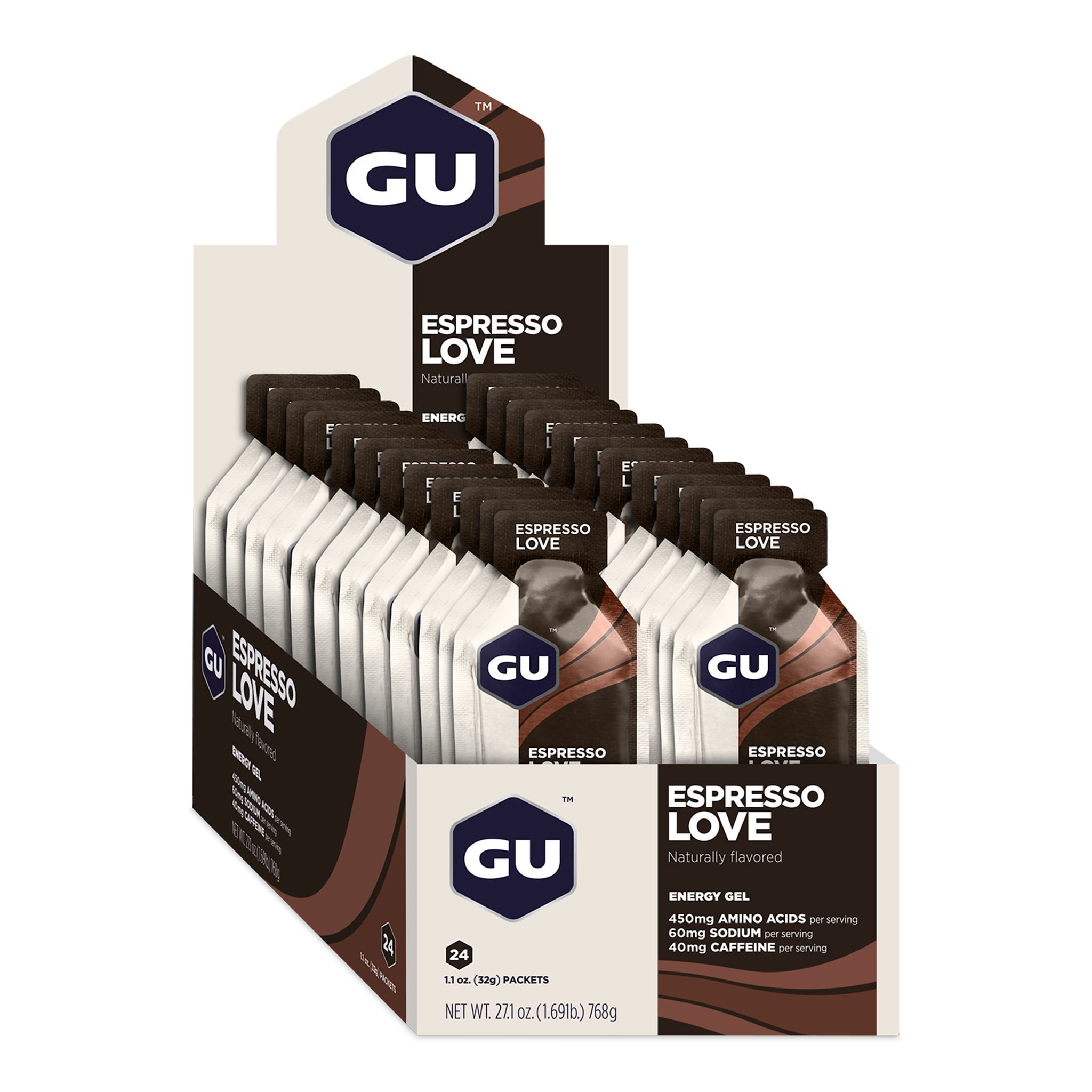 GU Energy Gel - Espresso Love - Box of 24