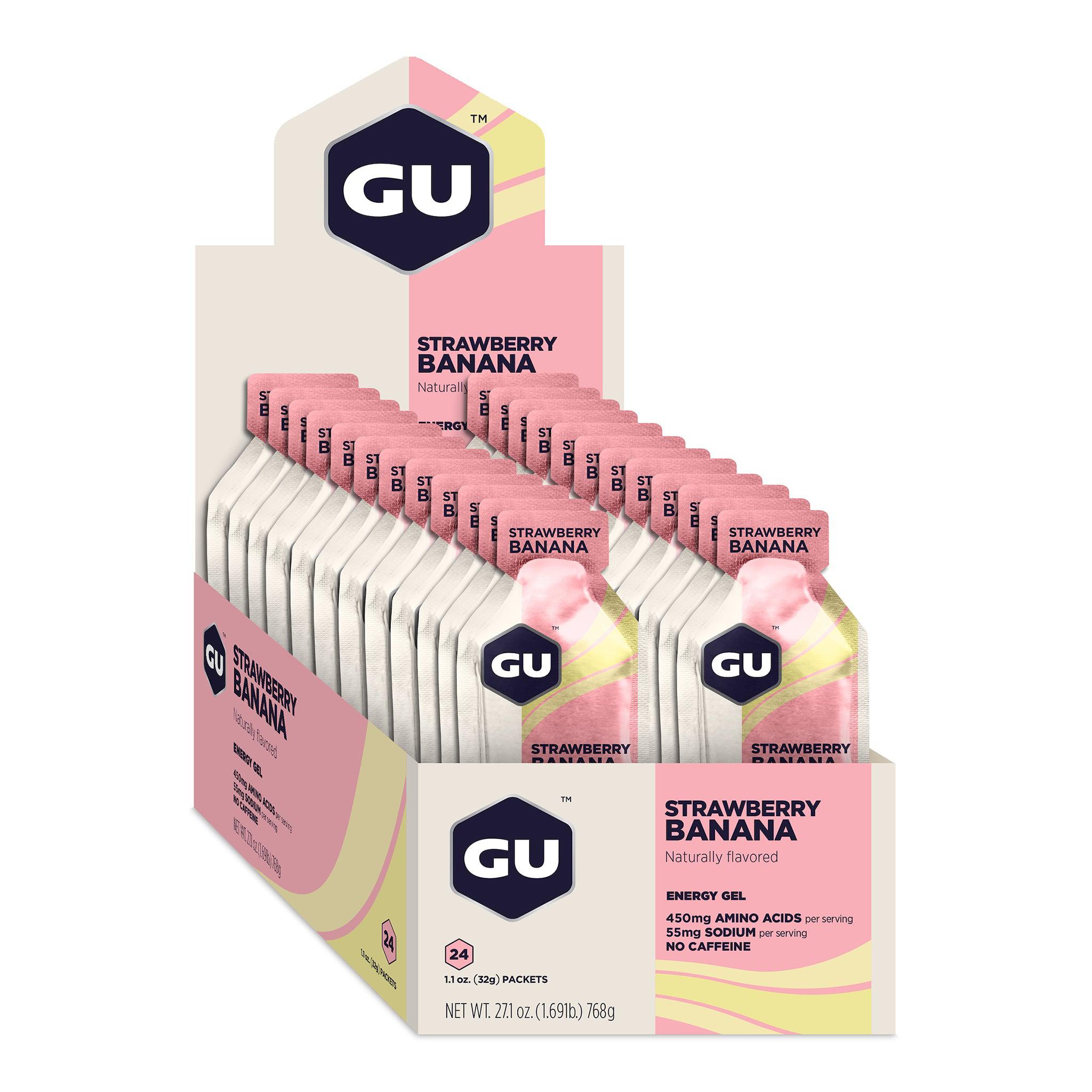 GU Energy Gel - Strawberry Banana - Box of 24