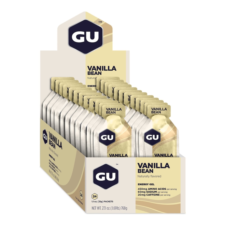 GU Energy Gel - Vanilla Bean - Box of 24