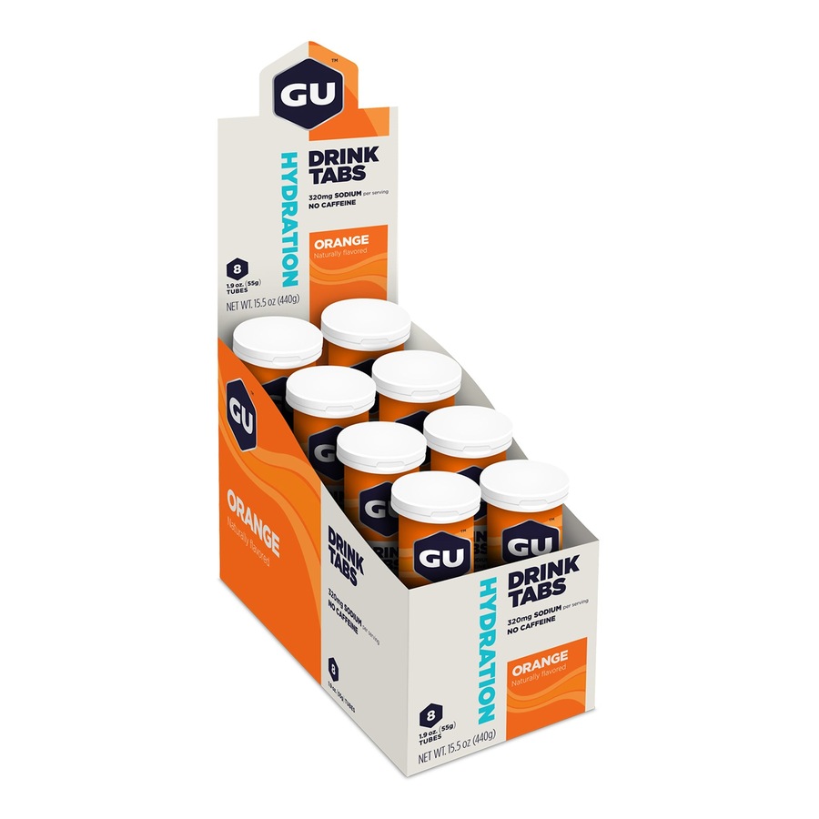 Buy GU Hydration Drink Tabs - Orange - Box of 8 - Everyday Rewards Shop
