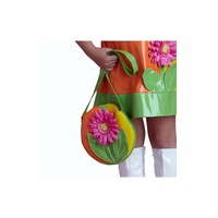 CHILD GIRLS FLOWER POWER HIPPIE BAG