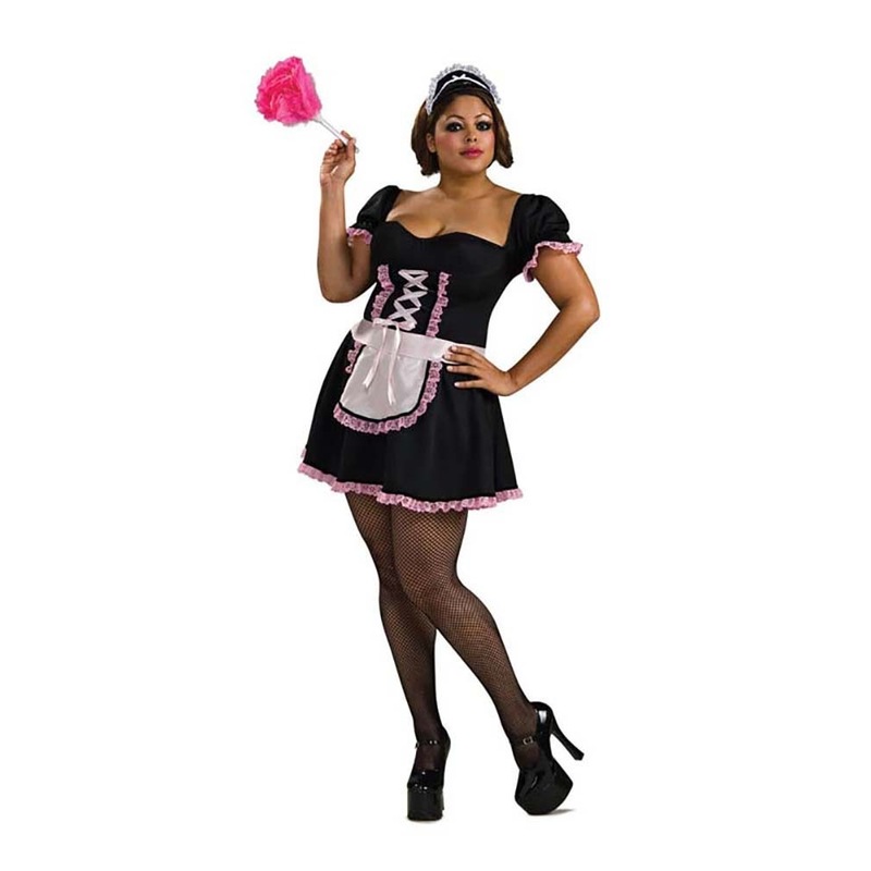 Buy FRENCH MAID PLUS SIZE ADULTS COSTUME MyDeal