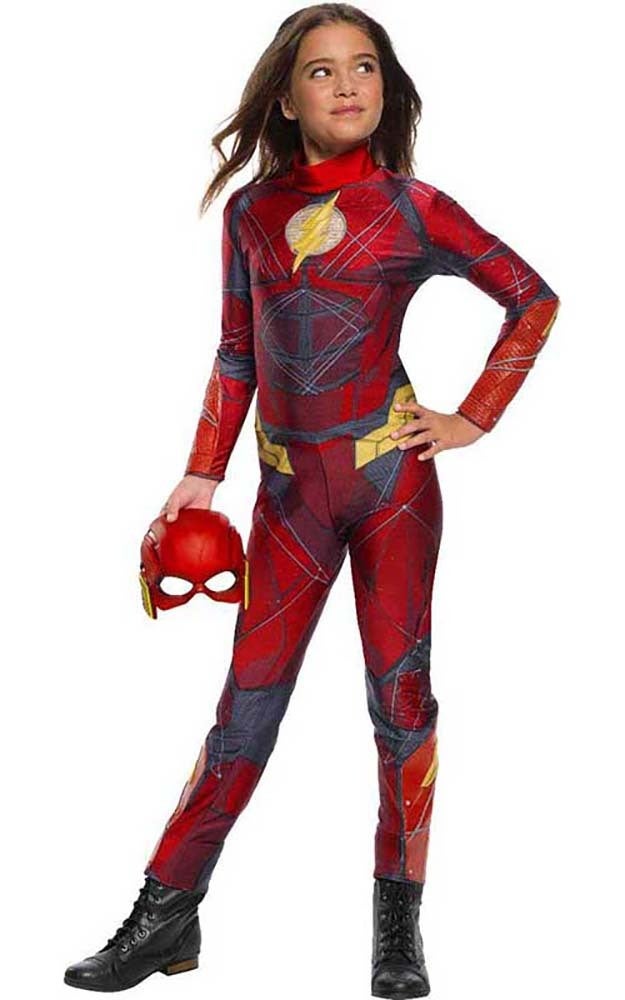 Girls Justice League Flash Child Costume