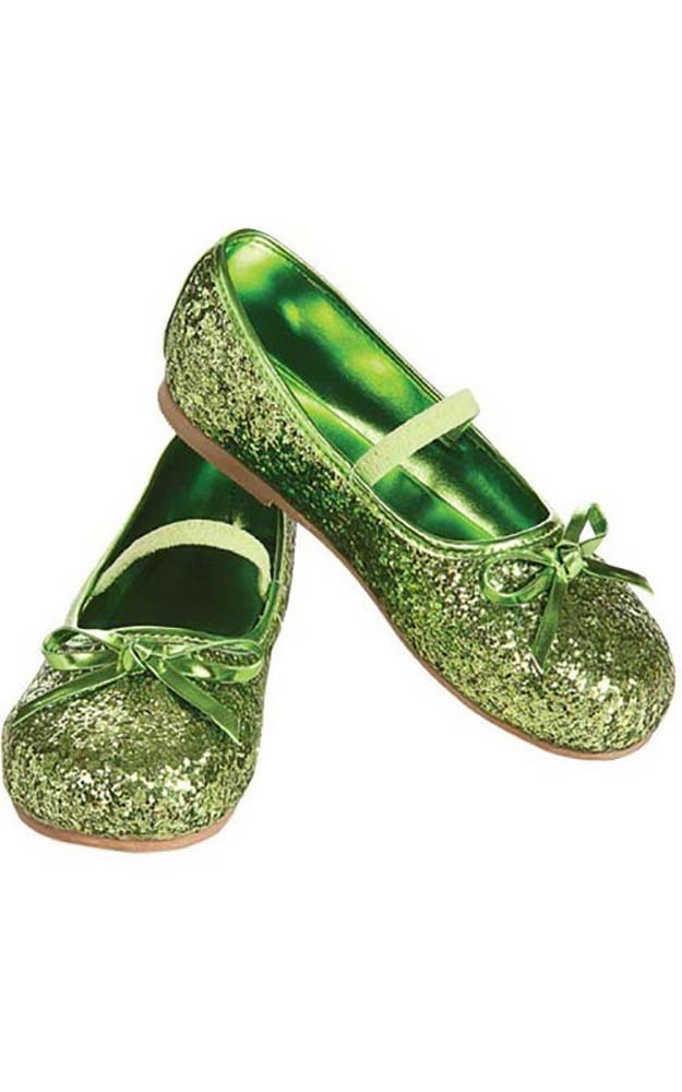 Green on sale glitter shoes