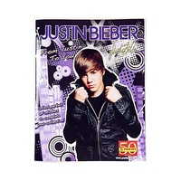 Licensed Justin Bieber Sticker Album Book