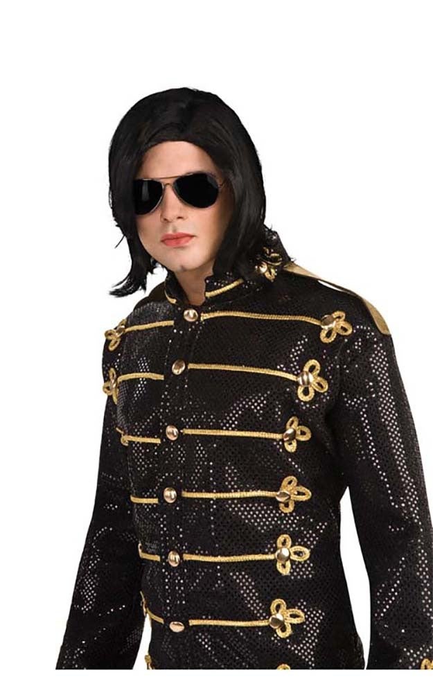Michael Jackson Adult Wig and Glasses