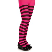 Pink & Black Child Stockings