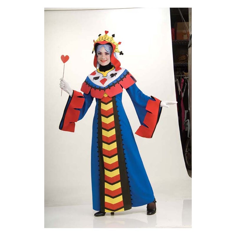 Buy PLAYING CARD QUEEN ADULT COSTUME - MyDeal