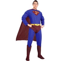 Superman Deluxe Muscle Chest Adult Costume