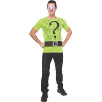 The Riddler Adult T-shirt & Mask Costume Top