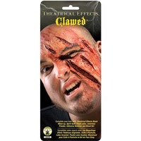 Theatrical Effects Latex Clawed Scar