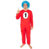 Thing 1 Cat In The Hat Adult Costume
