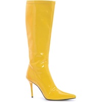 Yellow High Heel Boots Adult Shooes