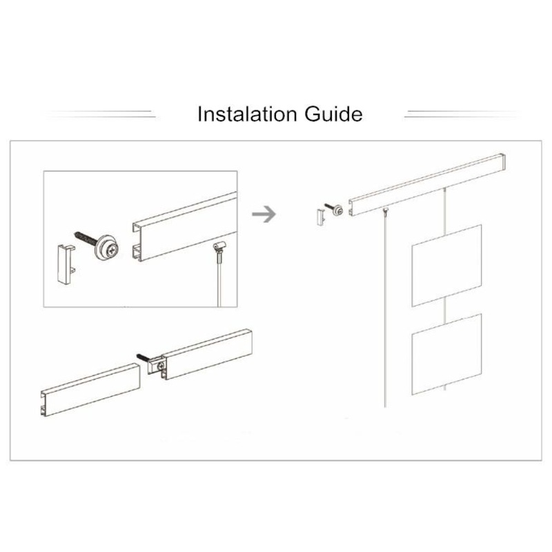 Buy Art Gallery Picture Hanging System Display Track System All in