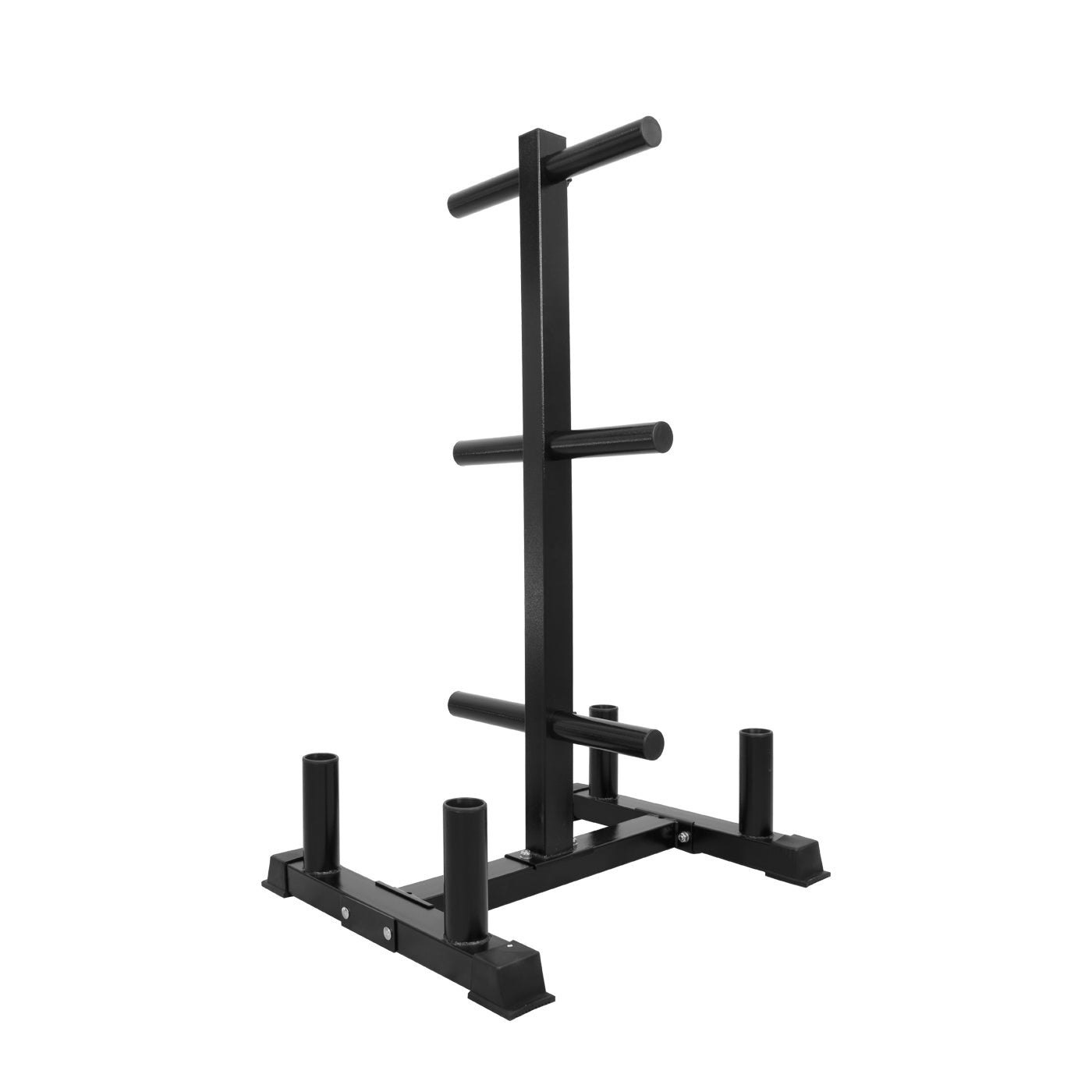 Olympic Weight Plate Rack for 2 Inch Plates Vertical Bar Holder for Home Gym - V2.0