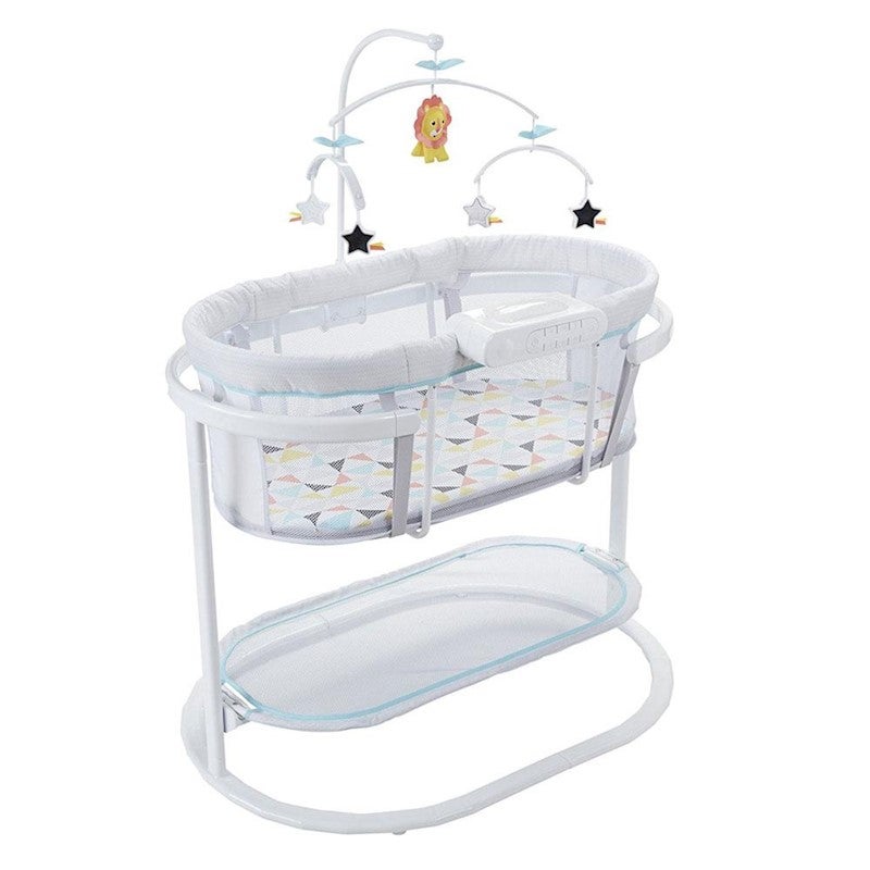 bassinet motion crib soothing projection infant vibration lighting bassinets