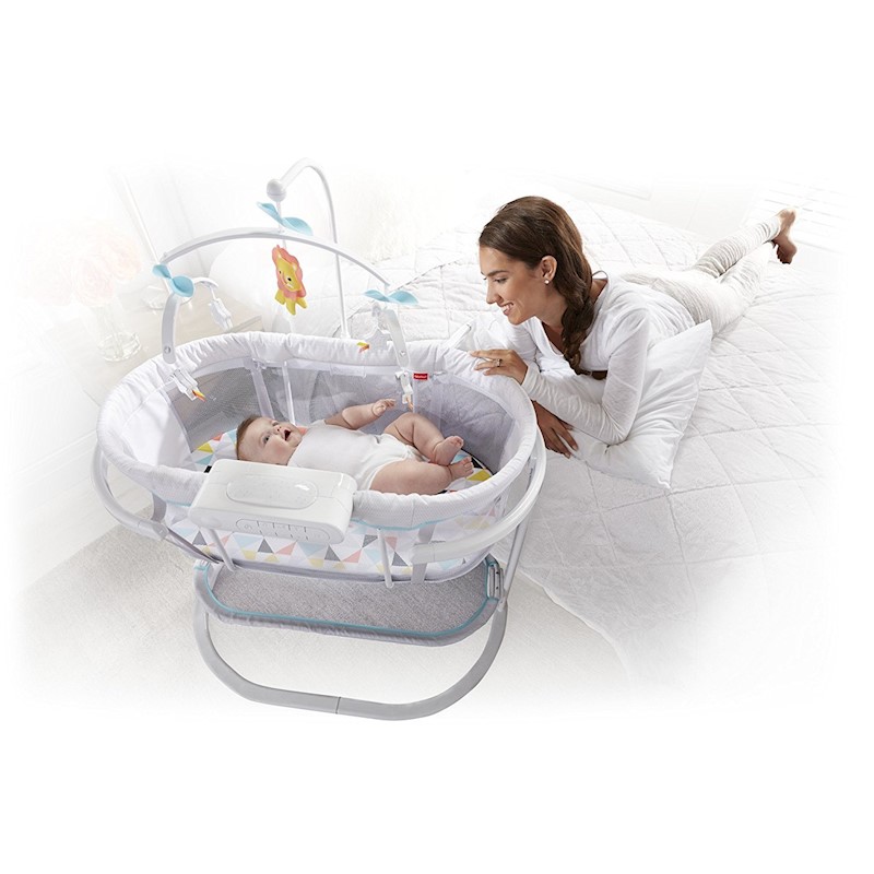 bassinet with vibration and music