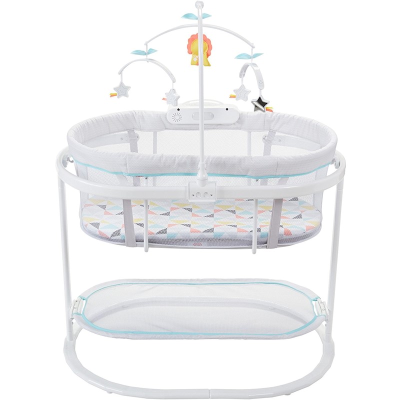bassinet with vibration and music