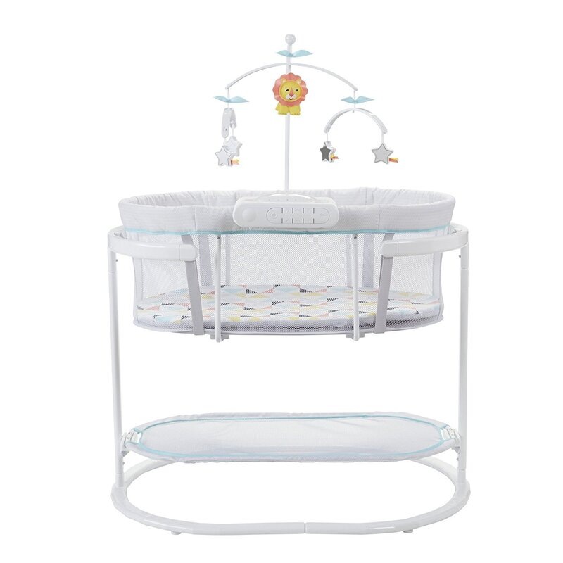Baby Infant Crib with Music Vibration and Lighting Projection