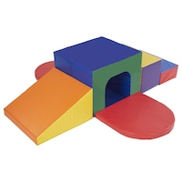 Baby Toddler Large Soft Foam Block Indoor Tunnel Maze Climber Foam Playset 6pcs