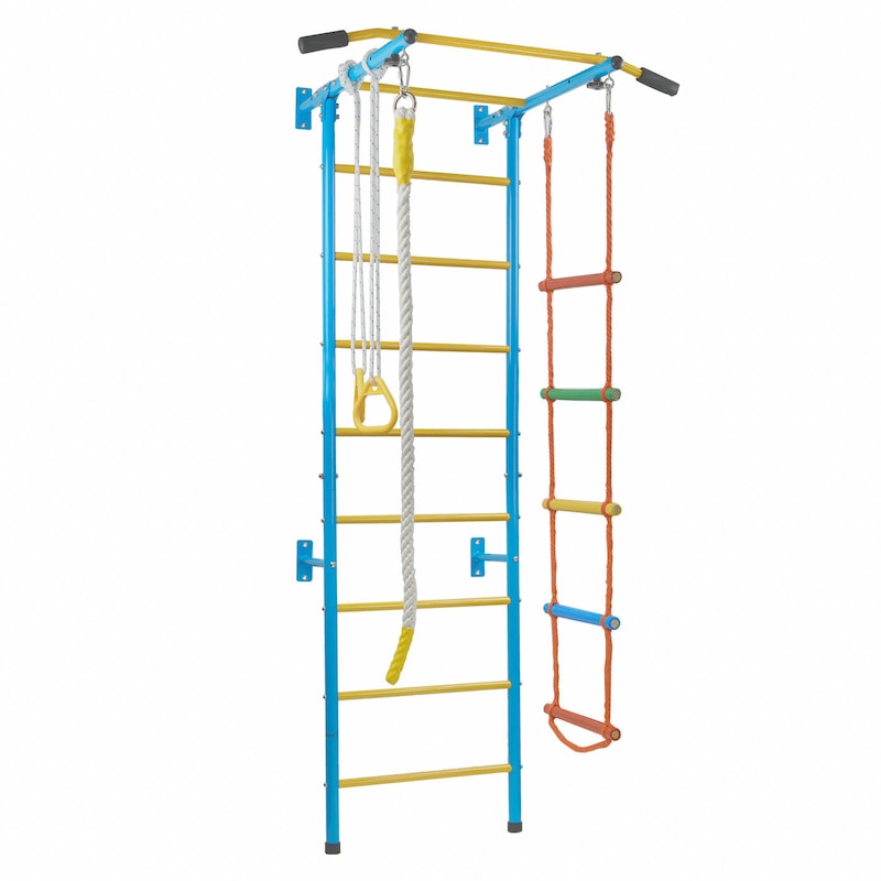 Buy MEMAX Swedish Ladder Wall Set – Kids Wall Stall Bar Gymnastic Wall ...