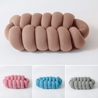 100% Handmade Knot Cushion Pillow 45x25x15cm