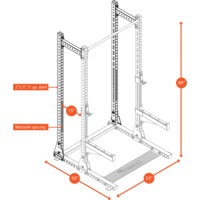 Extension for Y120 Rugged Series Half Rack (Extension Only, Rack Not Included)