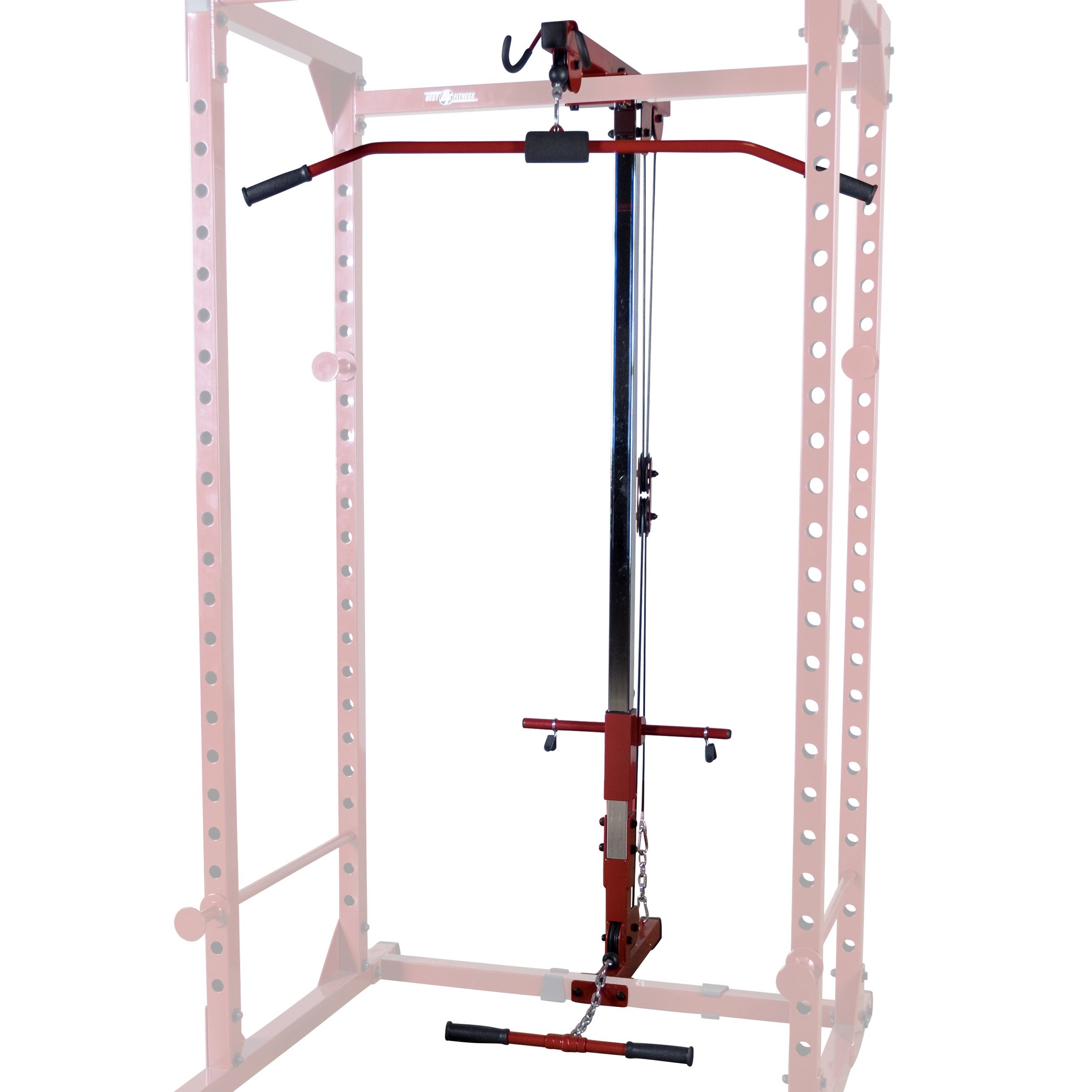 Lat Attachment for BFPR100R Best Fitness Power Rack (rack not included)